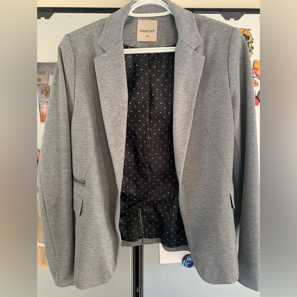Smart Set | Jackets and Blazers | Smart Set PS Size Grey Blazer